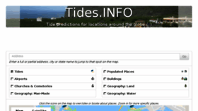 What Tides.info website looked like in 2018 (5 years ago)