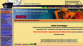 What Tarot.de website looked like in 2018 (5 years ago)