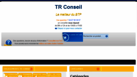 What Trconseil.com website looked like in 2018 (5 years ago)