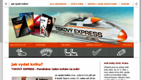 What Tiskovyexpress.cz website looked like in 2018 (5 years ago)
