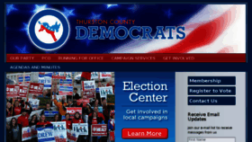 What Thurstondemocrats.org website looked like in 2018 (5 years ago)