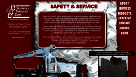 What Triplegscaffold.com website looked like in 2018 (7 years ago)