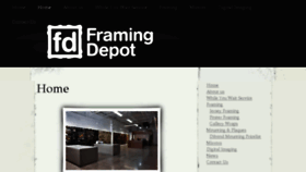 What Theframingdepot.com website looked like in 2018 (5 years ago)