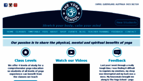 What Theyogaschool.com.au website looked like in 2018 (5 years ago)