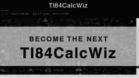 What Ti84calcwiz.com website looked like in 2018 (5 years ago)