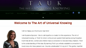 What Theartofuniversalknowing.com website looked like in 2018 (5 years ago)
