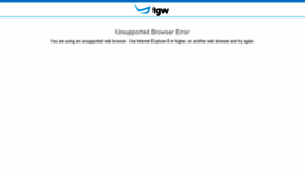 What Tgw.com website looked like in 2018 (5 years ago)