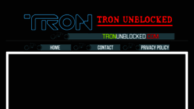 What Tronunblocked.com website looked like in 2018 (5 years ago)