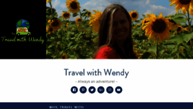 What Travelwithwendy.net website looked like in 2018 (5 years ago)