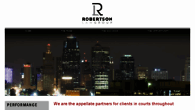 What Therobertsonlawgroup.com website looked like in 2018 (5 years ago)