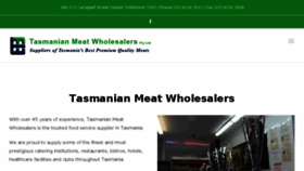 What Tasmeats.com.au website looked like in 2018 (5 years ago)