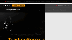 What Tradingforex.com website looked like in 2018 (5 years ago)