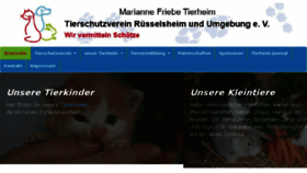 What Tierheim-ruesselsheim.de website looked like in 2018 (5 years ago)