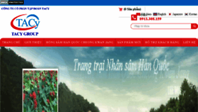 What Tacy.com.vn website looked like in 2018 (5 years ago)