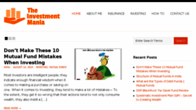 What Theinvestmentmania.com website looked like in 2018 (5 years ago)
