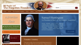 What Theforgottenfounders.com website looked like in 2018 (5 years ago)