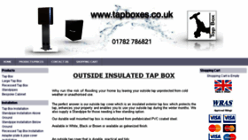 What Tapboxes.co.uk website looked like in 2018 (5 years ago)