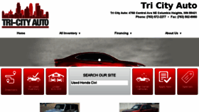 What Tricityautoloans.com website looked like in 2018 (5 years ago)