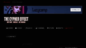 What Thecyphereffect.com website looked like in 2018 (5 years ago)