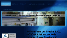What Treske-cnc.de website looked like in 2018 (5 years ago)