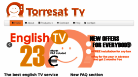 What Torresat.tv website looked like in 2018 (5 years ago)