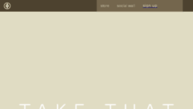 What Takethat.com website looked like in 2018 (5 years ago)