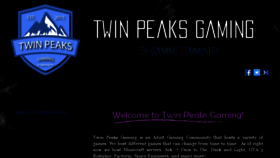 What Twinpeaksgaming.com website looked like in 2018 (5 years ago)