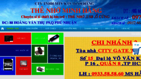 What Thenhominhhang.com website looked like in 2018 (5 years ago)