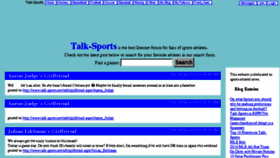 What Talk-sports.net website looked like in 2018 (5 years ago)