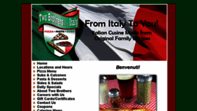 What Twobrothersfromitaly.com website looked like in 2018 (5 years ago)