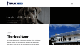 What Tierklinik-riegger.de website looked like in 2018 (5 years ago)