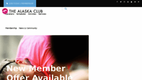 What Thealaskaclub.com website looked like in 2018 (5 years ago)