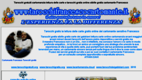 What Tarocchifrancescocartomante.it website looked like in 2018 (6 years ago)