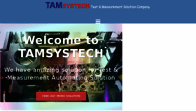 What Tamsystech.com website looked like in 2018 (5 years ago)