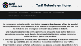 What Tarif-mutuelles.net website looked like in 2018 (5 years ago)