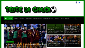 What Testedicalcio.com website looked like in 2018 (5 years ago)