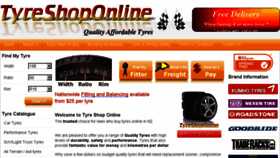 What Tyreshoponline.co.nz website looked like in 2018 (5 years ago)