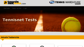 What Tennisnettests.com website looked like in 2018 (5 years ago)