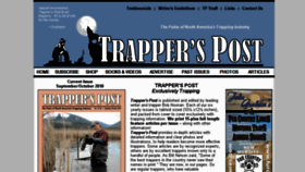 What Trapperspost.com website looked like in 2018 (5 years ago)
