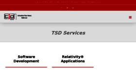 What Tsd.com website looked like in 2018 (5 years ago)