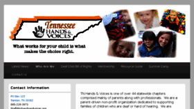What Tnhandsandvoices.org website looked like in 2018 (5 years ago)