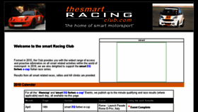 What Thesmartracingclub.com website looked like in 2018 (5 years ago)