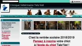What Telo-vet.fr website looked like in 2018 (5 years ago)