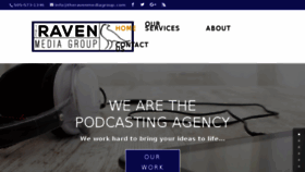 What Theravenmediagroup.com website looked like in 2018 (5 years ago)