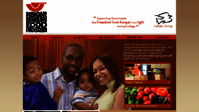 What Thefoodprogram.org website looked like in 2018 (5 years ago)