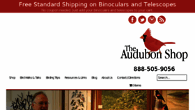 What Theaudubonshop.com website looked like in 2018 (5 years ago)