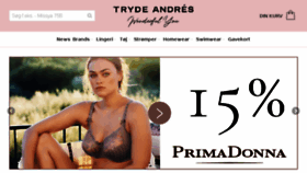 What Trydeandres.dk website looked like in 2018 (5 years ago)