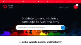 What Tonerdepot.cz website looked like in 2018 (5 years ago)