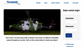 What Threshold.aero website looked like in 2018 (7 years ago)