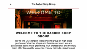 What Thebarbershopgroup.com website looked like in 2018 (5 years ago)
